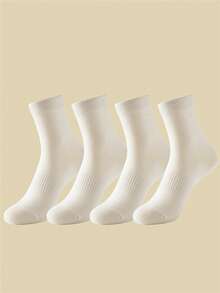 20 chiếc/gói tất dài đến bắp chân thoáng khí thấm hút ẩm thoải mái cho mọi mùa thể thao & thường ngày dành cho nam - màu đen - Xem 28