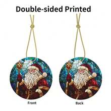 Santa Claus Ceramic Christmas Hanging Ornament For Xmas Tree Wedding Holiday Party Home Decor Santa Claus - 聖誕老公公 - 查看 3