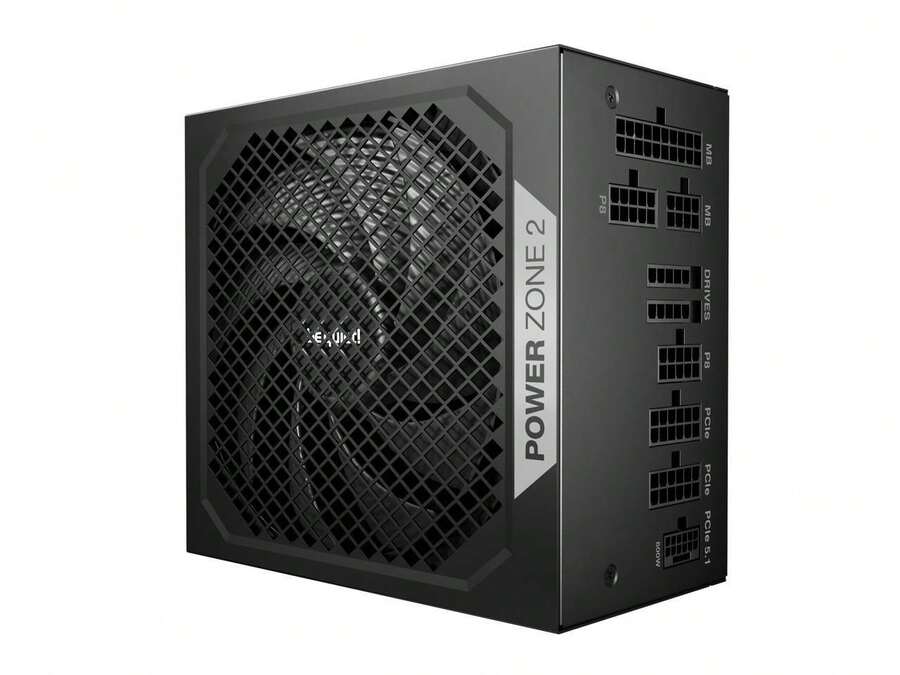 Be Quiet Power Zone 2 1000 W ATX12V 3.1 80 PLUS® Platinum And Cybenetics Platinum  Efficiency (Up To 94%) Modular Power Supplies - US B Type Plug(110-127V) - View 1