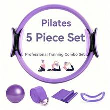 13pcs/5pcs/2pcs Set - Pilates And Yoga Equipment Set, Home Workout, Women Yoga Kit, Home Fitness Gear, Full Sports & Fitness Set - Multicolor - View 5