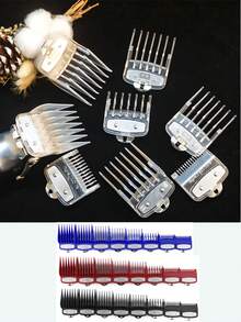 一套8件装理发器梳子套装，包含替换限位梳，适用于8148/8504型理发器 - 彩色 - 查看 1