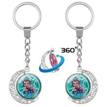 1pc K-POP Girl Group Demon Hunter Trio Double-Sided Rotating Keychain Accessory, Global Fan Merchandise - Multicolor - View 8