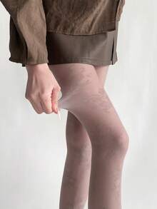 1双时尚复古女士连裤袜春夏薄款玫瑰提花丝袜性感成熟蕾丝丝袜日常纯情女士基础连裤袜 - 彩色 - 查看 11