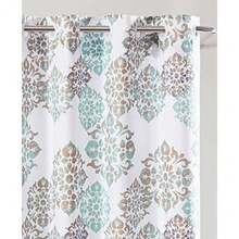 CYPNHookless Alessandra - Cortina de Ducha con Forro de Peva 71 x 74 Pulgadas Blanco Azul y caféFashion - 227880825 - Ver 4