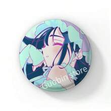 58mm 卡通可爱女孩 Sua 软纽扣胸针 动漫外星人舞台 Sua TILL IVAN 胸针 Mizi Luka 徽章别针 硬币胸针 背包装饰 圆形徽章 包包帽子饰品礼品 - 58 mm - 查看 17