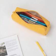 Studen Oxford Cloth Color Pencil Case Bag Storage Cosmetic Bag For Schoolsss - LightGray - View 7