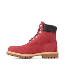 Men's Timberland Prem. 6In Lace Waterproof Boot Dark Red Nubuck (TB0A41MW EQ1) - 紅色 - 查看 3