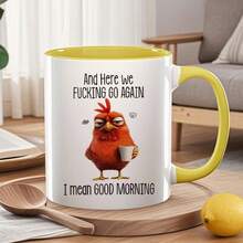 325ml Ceramic Mug With Turkey Motif - 綠色 - 查看 3