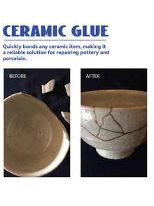 Ceramic Repair Glue, Multi-Purpose Ceramic Crack & Chip Repair Adhesive For Home Use - Multicolor - View 8