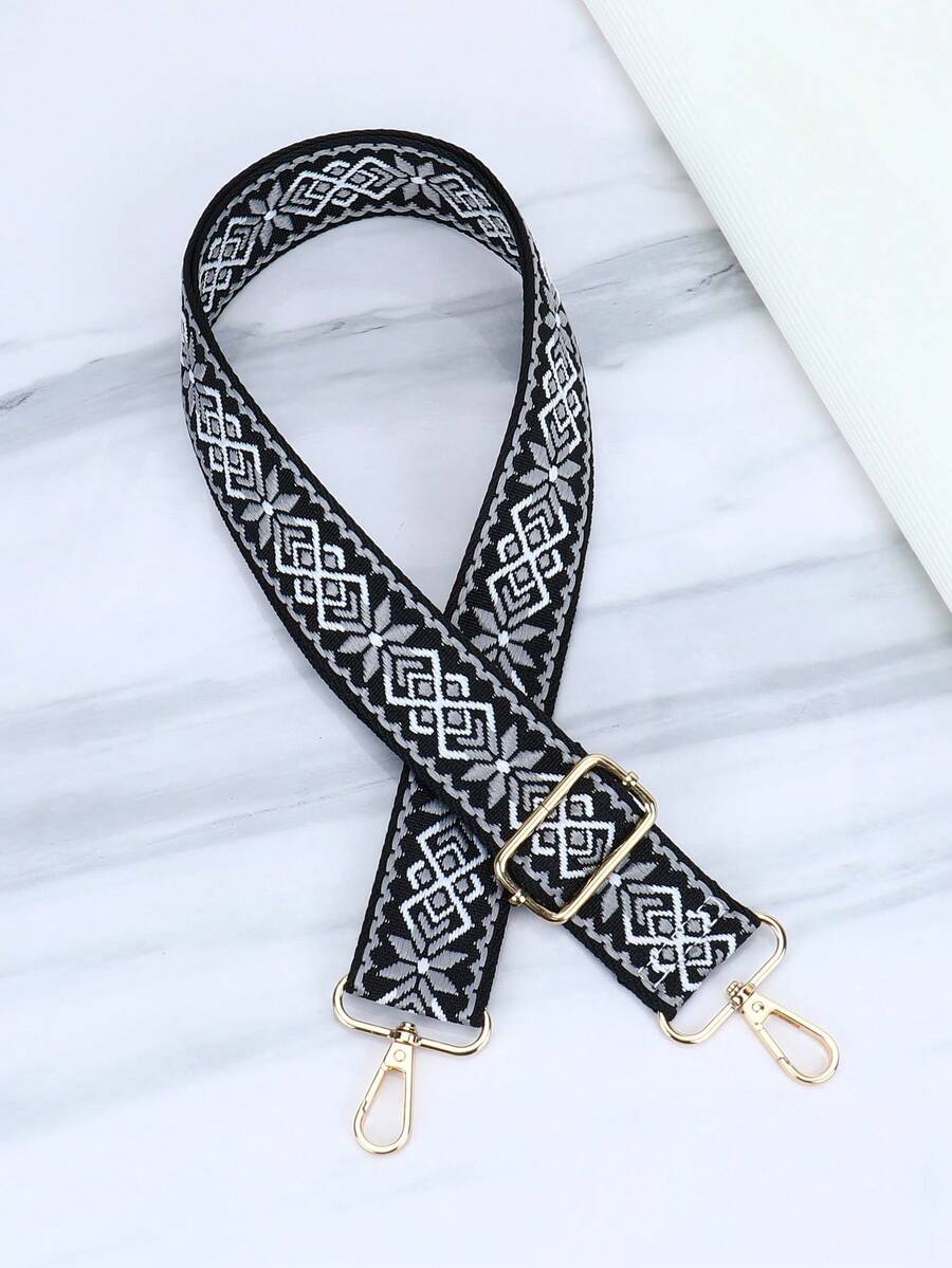 Bag Strap Handbag Belt Wide Shoulder Bag Strap Replacement Strap Accessory Bag Part Adjustable Belt Travel Essentials Holiday Essential Boho Beach Essentials Purse Extender - Multicolor - View 1