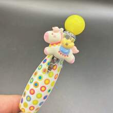 Pony-Shaped Retractable Ballpoint Pen,Cute Cartoon-Themed Stationery With 0.5mm Pen Refills.,Stationery Gifts And Prizes,Office Supplies,School Supplie, Back To School. - Black - View 6