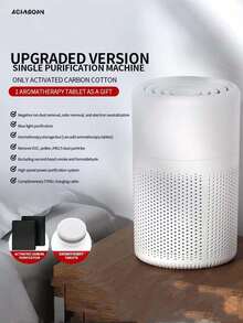 Bedroom Home Small Air Purifier Mini Air Purifier With Scent Function 360° Air Inlet HEPA Silent Pet Air Purifier Freshener Cleaner Filter Smoke Dander Hair Odor Suitable For Bedroom And Kitchen Desktop Office Apartment Single Purification No Filter White - White - View 13