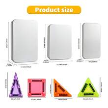20/38/60pcs Mini Magnetic Building Blocks Set (With Iron Box Storage) - Magnetic Construction Toys, Portable Creative Toys Suitable For Children Aged 3+, Ideal Birthday Gift For Boys And Girls - Multicolor - View 11