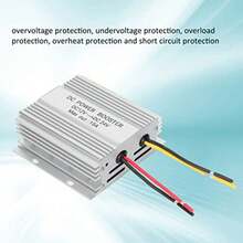 CYPNConvertidor Elevador de CC 12 V a 24 V Aluminio 15 A Y 360 W Amplificador de Voltaje del Adaptador de Corriente Módulo de Fuente de Alimentación del AutomóvilFashion - 227463071 - Ver 3