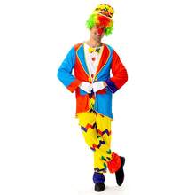 2026 Novo Adulto Fantasia de Palhaço de Circo Cosplay Roupas Desempenho no Palco Halloween Suprimentos de Interpretação de Palhaço para Aniversário Carnaval - Preto - Visão 6