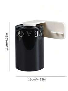 Tasse de rinçage magnétique suspendue, tasse à bain de bouche inversée avec ventouse, idéale pour les espaces d'évier de salle de bain sans perçage. Porte-brosse à dents avec support de tasse économisant l'espace, convient aux femmes et aux hommes pour la maison, la caravane et la salle de bain. Accessoires de salle de bain, décoration de maison, décoration de pièce - Multicolore - Voir 5