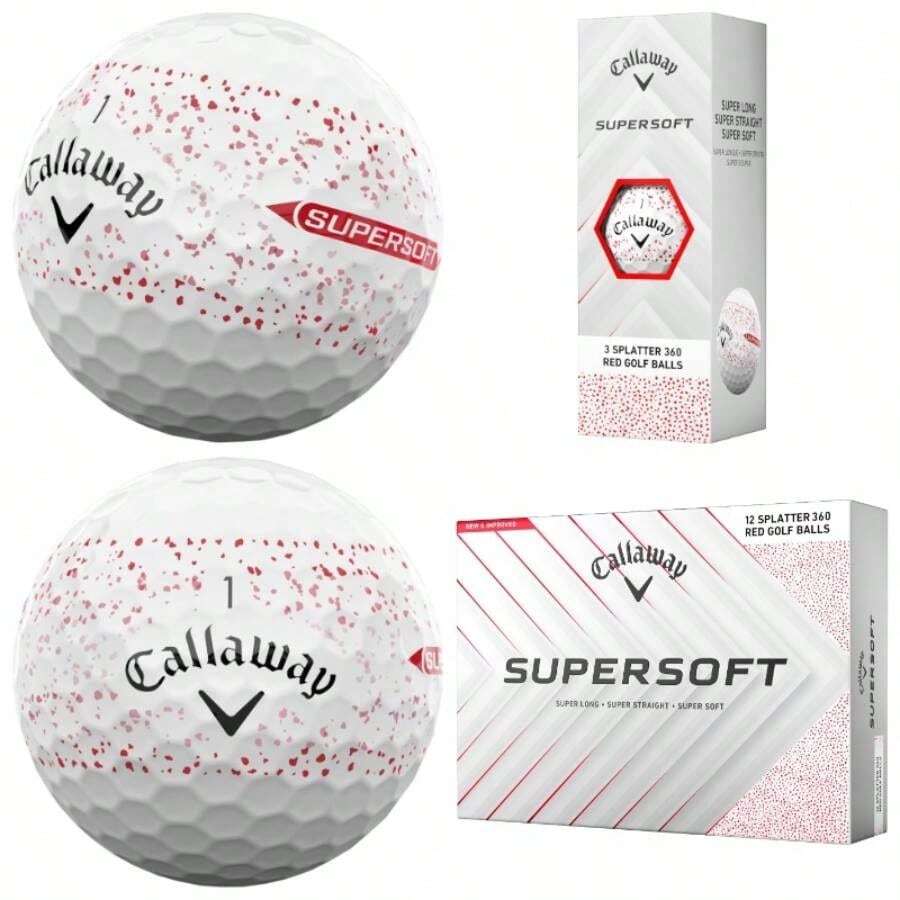 Supersoft Ball 2025, Popular Styles For  2026 Year - Splatter Red - View 1
