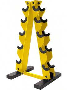 CAP Barbell - Estante de pesas con marco en A, serie de colores - Amarillo - Ver 1