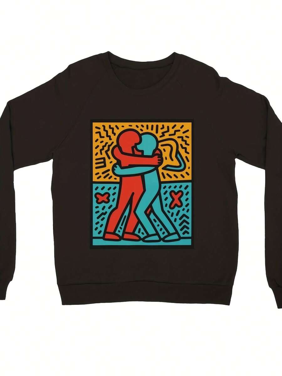 Keith Haring Sweatshirt Pop Street Art Uni Crewneck - Kiểu 14 - Xem 1
