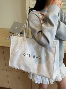 Túi tote nhựa trong suốt dung tích lớn, thời trang mới, có quai xách, chống thấm nước, phong cách đường phố cổ điển. Kiểu dáng mềm mại kiểu Nhật, phù hợp cho học sinh, tập thể dục, yoga, du lịch. Có thể dùng như túi cho mẹ, kiểu dáng tối giản, họa tiết ngôi sao, bề mặt nhăn, chất liệu giấy tổng hợp, rất phù hợp cho cuộc sống hàng ngày, mua sắm, du lịch, giải trí. - Xem 5