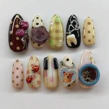 3D Buttons Gel Nail Art Mold Silicone Tools Nails Button Small Model Resin Buckle Molds For Accessories Supplies - Zyxp047 - 查看 10