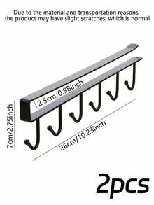 6钩铁艺置物架，金属衣柜架，杯架，厨房收纳架，衣架，帽子架，壁挂式收纳挂钩，适用于橱柜、衣柜、浴室、厨房、背包、学习用品等。 - 彩色 - 查看 15