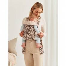 JCH-BabyBjörn - Portabebés Mini algodón beige/leopardo 1 unidad paquete de 1 - Leopardo beige - Ver 4