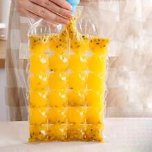 50pcs Disposable Ice Cube Bags, Stackable Easy Release Ice Cube Mold, Ice Molds, Self-Sealing Freezing Maker Cold Ice Pack Cooler Bag For Cocktail Chill Drink Food Wine DIY Fruit Ice Cube - Multicolor - View 4