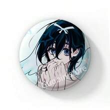 58mm 卡通可爱女孩 Sua 软纽扣胸针 动漫外星人舞台 Sua TILL IVAN 胸针 Mizi Luka 徽章别针 硬币胸针 背包装饰 圆形徽章 包包帽子饰品礼品 - 58 mm - 查看 4