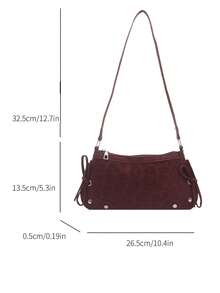 Wholesale Cross-Border Fashion Patchwork Baguette Bag, Women's 2026 Summer New Leopard Print Shoulder Bag, Casual Versatile Underarm Bag - Multicolor - View 8