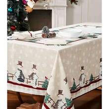 CYPNAvanti Linens - Mantel Accesorios Decorativos de Mesa decoración del hogar de día Festivo colección Country Snowman 60 x 84 PulgadasFashion - 227316949 - Ver 2