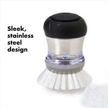 CYPNOXO Steel - Cepillo para Polvo dispensador de jabón Palm Cepillo Stainless 2-3/4" diam. x 4" h 1Fashion - 227391544 - Ver 4