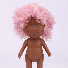 24厘米西班牙土豆娃娃毛绒玩具套装，BJD娃娃，女孩DIY娃娃 - 彩色 - 查看 5