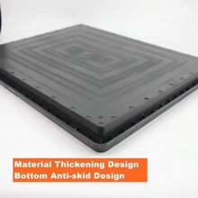 Sistema de orinal para perros de 25 x 20 pulgadas almohadilla de zacate para orinar para perros con bandeja para interiores y exteriores almohadilla de zacate realista con almohadilla lavable y - Negro Verde - Ver 7