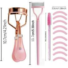 2-In-1 Eyelash Curler Set: Eyelash Comb, Eyelash Mascara Wand, Multi-Function Lip Brush Eyelash Brush, Long-Lasting Curl, Clump-Free Lashes, Beginner-Friendly Beauty Accessories, Suitable For Daily And Salon Use, Great Christmas And New Year Gift For Family And Friends - Multicolor - View 11