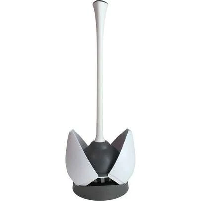 CYPNCLOROX baño Plunger with Hideaway Holder Caddy Heavy Duty Compact Design con Base de Goma para bañoFashion