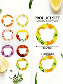 1个多口味水果香味水杯，可爱小熊造型水果香味水杯，创意水果香味饮水杯，保持水味的同时释放水果香气 - 彩色 - 查看 3