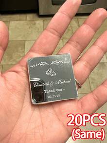 1/10/20 chiếc, Thẻ quà tặng sô cô la cưới tùy chỉnh, Thẻ quà tặng sô cô la đính hôn, Thẻ quà tặng sô cô la gương cưới, Thẻ quà tặng khách mời, Văn bản tùy chỉnh, Thích hợp cho đám cưới, tiệc tùng, quà cầu hôn, quà kỷ niệm, quà Valentine, trang trí tiệc, trang trí nhà cửa, quà sinh nhật, quà tặng đám cưới, quà tặng cá nhân hóa, đồ trang trí đám cưới, đồ trang trí đám cưới - Nhiều màu - Xem 18