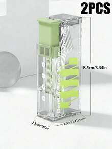 2pcs Portable Dental Floss Holder Set, Includes Dental Floss, Convenient To Carry, Suitable As Gifts For Couples, Friends And Family, Also Suitable For Christmas, New Year, Valentine's Day And Other Holidays - Multicolor - View 18