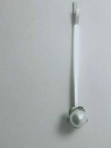 休闲铁合金发夹，四季皆宜 - 復古銀色 - 查看 2