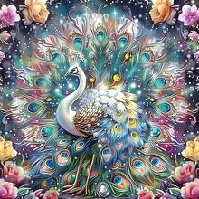 EMIEAUFG Diamond Art Kits For Adults, Colorful Peacock Diamond Painting Kit For  And Beginners, 5D Round Full Drill Craft, Home Wall Decor 12\ X 12\ - SR68 - 查看 1
