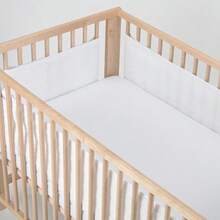 4 Sides Mesh Cot Liner White - As Pic - View 2