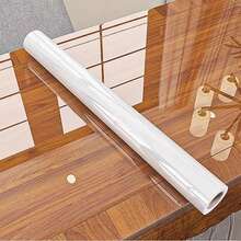 1 Roll High Definition Transparent Protective Film, Adhesive Kitchen Sticker Waterproof Oil-Proof Fireproof, For Tabletop, Wall, Coffee Table, Dining Table, Furniture, Marble Sticker, Scratch-Resistant Heat-Resistant Renovation Sticker - Multicolor - View 3