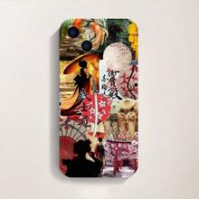 Fashionable and trendy phone case. Unique Japanese-style pattern. Compatible with iPhone 17 Pro Max/Pro/Air, 16, 16 Plus, 15, 14 Pro Max, 13, 12, 11 and  galaxy S22/23/24/25 Ultra EDGE models. Matte texture, smooth to the touch, offering drop protection, scratch resistance, and camera lens protection. Provides all-around protection for your phone. A perfect gift choice. - 日本のエリアフロストエンジェルアイ - ブルー - XUELJJ1(202) - チェックする 2