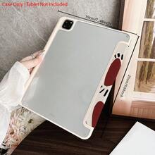 1个酒红色心形图案平板电脑保护套 - 适合复古风格爱好者和追求大胆设计的用户，带笔槽的平板电脑保护套兼容iPad 10.9/10.2/Air第五代/Pro 11/第十代/9.7/Air 2/iPad（第七代）/iPad（第八代）/iPad Air 4/5/iPad Pro 11/iPad第十代10.9英寸（2022款）智能保护套 - 彩色 - 查看 6