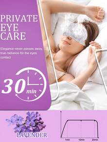 50pcs Lavender Scented Steam Eye Masks, Help Relieve Eye Fatigue, Relax Mind & Body, Suitable For People Who Use Electronic Devices Like Computers & Phones For Long Periods, Students With Study/Work Pressure, Office Workers, Night Owls, School, Back To School, Travel, Travel Essentials, Home Essentials, Eye Mask, Sleep Mask - Purple - View 7