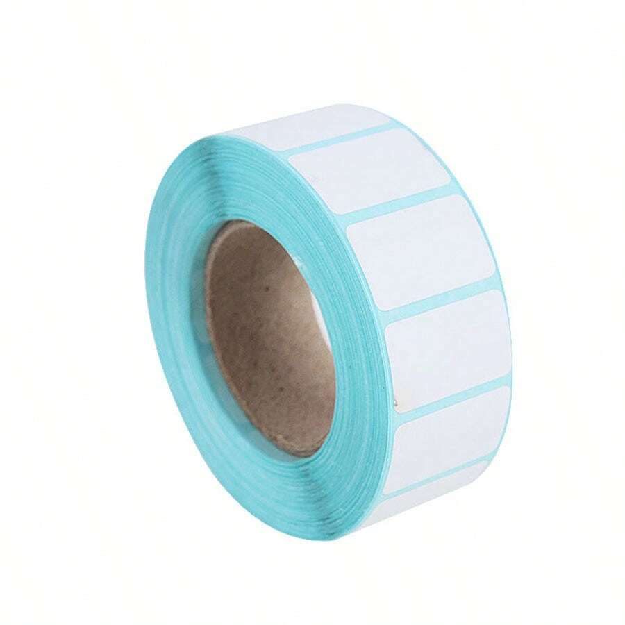 1200pcs Shipping Labels Barcode Sticker Supermarket Blank Stickers White Label Stationery Sticker Kitchen Spice Label Stickers - White - View 1