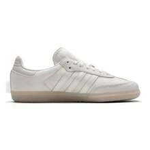 Adidas SAMBA OG W 女士休闲鞋，舒适轻便，休闲通勤鞋，生活方式运动鞋 IH9148 - 漢玉白/亞麻晶棕 - 查看 2