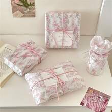 10 piezas/20 piezas/40 piezas Papel de seda con estampado de flores de ciruelo rosa, 20*14 pulgadas, papel de regalo adecuado para bodas, Pascua, Navidad, San Valentín, envoltura de regalos de cumpleaños, envoltura de ramos, relleno de bolsas de regalo y recuerdos de fiesta - Multicolor - Ver 4