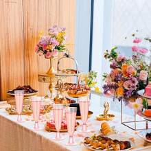 5/10/20/25/30/50pcs Set Transparent Pink Champagne Glasses, Reusable 130ml/5oz Elegant Stemmed Champagne Flutes, Suitable For Weddings, Cocktail Parties, Holidays, Christmas And New Year - Transparent - View 6